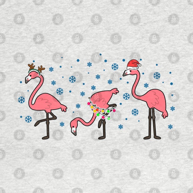 Funny Christmas Men Kids Women Flamingo Ugly Christmas by KsuAnn